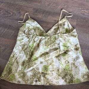 Y2K Boho Daisy Fuentes Tank Top Camisole XL